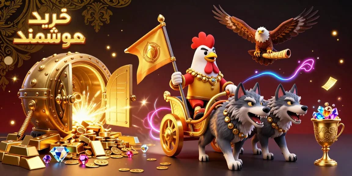 Engage in thrilling خرید قفل هوشمند adventures with a dynamic 3D scene featuring gambling treasures and vibrant energy.