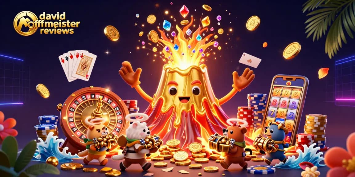 Spin and win with dynamic gaming visuals in david hoffmeister reviews-inspired illustration
