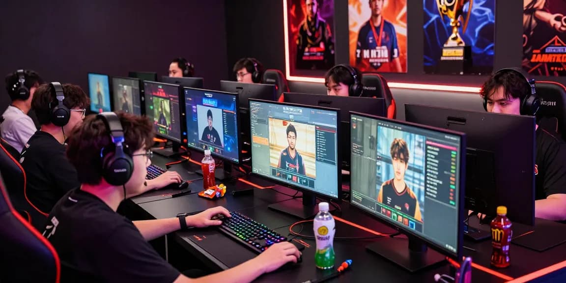 Players immersed in the tambakbet 2026 gaming excitement with vibrant setups and competition.