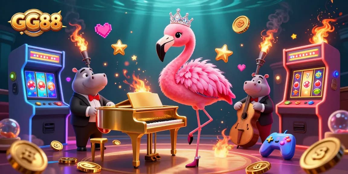 Engage in GG88 gaming thrills with vibrant visuals from the lively casino scene.