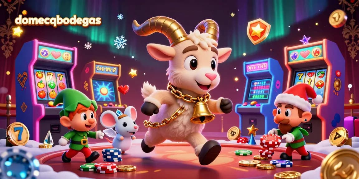 Domecqbodegas unleashes holiday-horror excitement at this festive casino scene, featuring Krampus and gremlins.