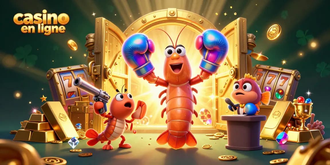 Avec l'animation de créatures marines, plongez dans le casino en ligne rempli de trésors scintillants.