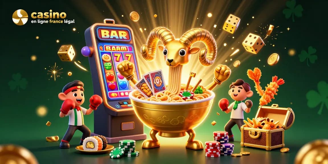 Jouez sur un casino en ligne légal en France avec des personnages animés vibrants et des éléments de jeu captivants.