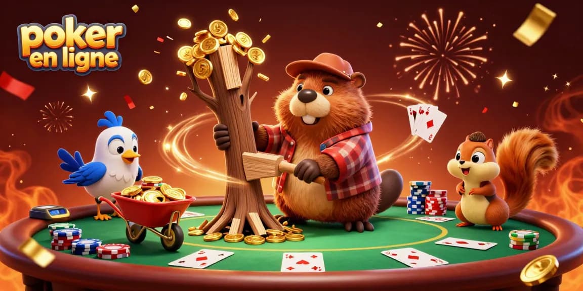 Jouez au poker en ligne avec le meilleur, autour de tables colorées et des événements excitants.