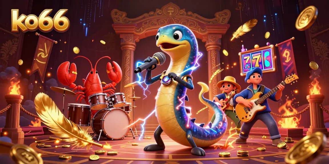 Engage with exciting games at ko66 featuring electric eel DJ in vibrant underwater casino