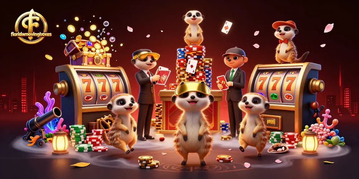 Engage with floridamovingboxes as meerkats run a vibrant casino operation with dynamic game elements.
