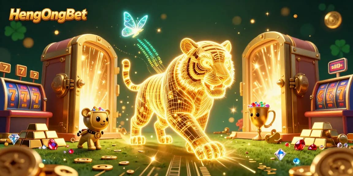 Engage in exhilarating gameplay at HengOngBet with vibrant neon visuals and dynamic gaming elements.