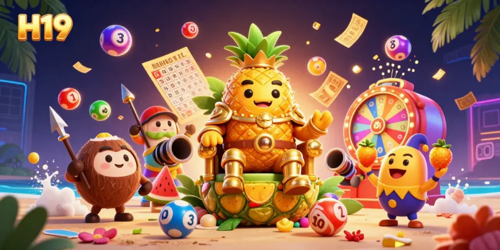 Experience H19's vibrant casino world with interactive games and dynamic prizes.