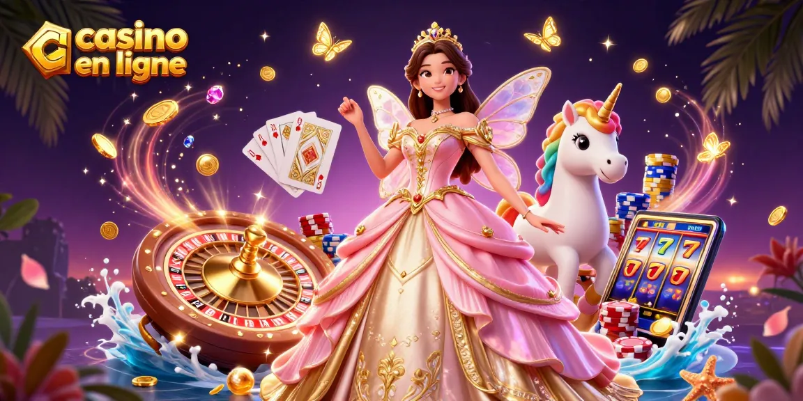 Découvrez la magie du casino en ligne avec des personnages 3D vibrants et des éléments de jeu dynamiques.