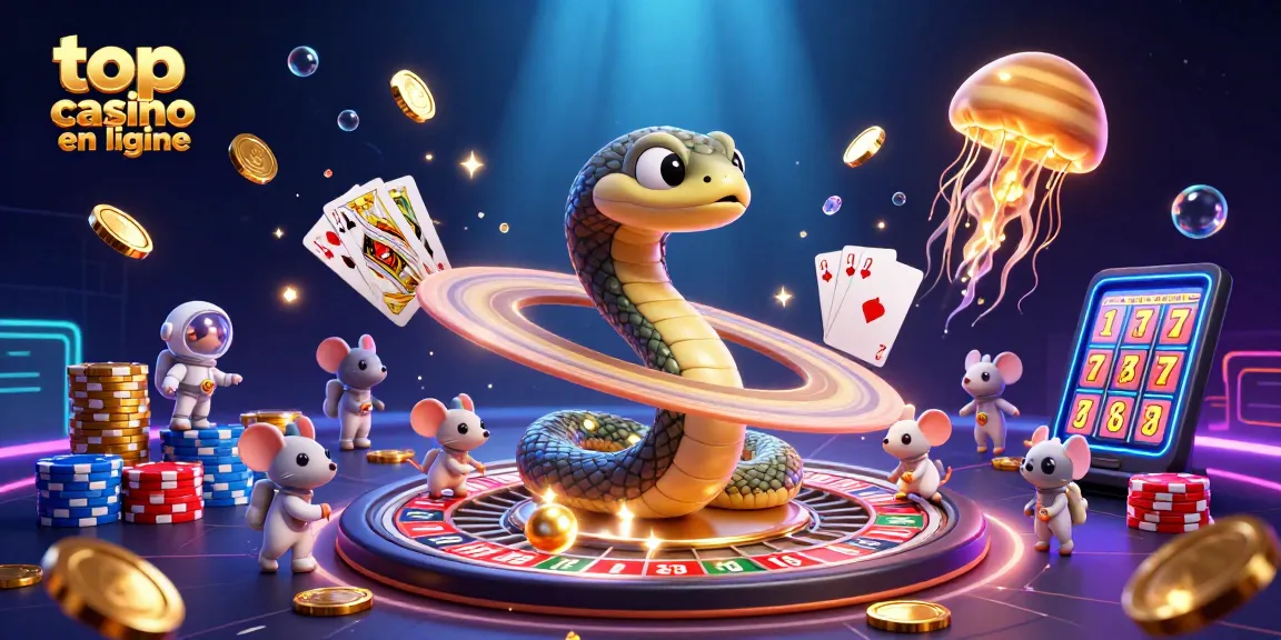 Top casino en ligne : Mise en scène intergalactique avec des joueurs pariant sur Saturne.