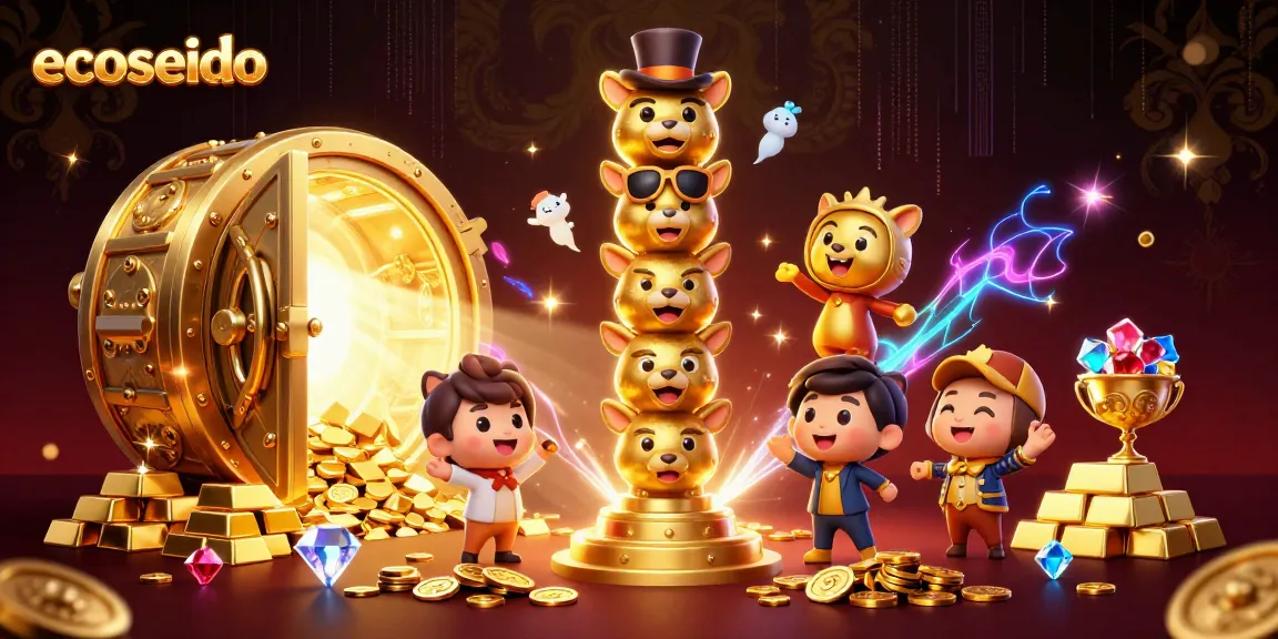 Spin to win with ecoseido in a vibrant casino adventure full of treasures and excitement.