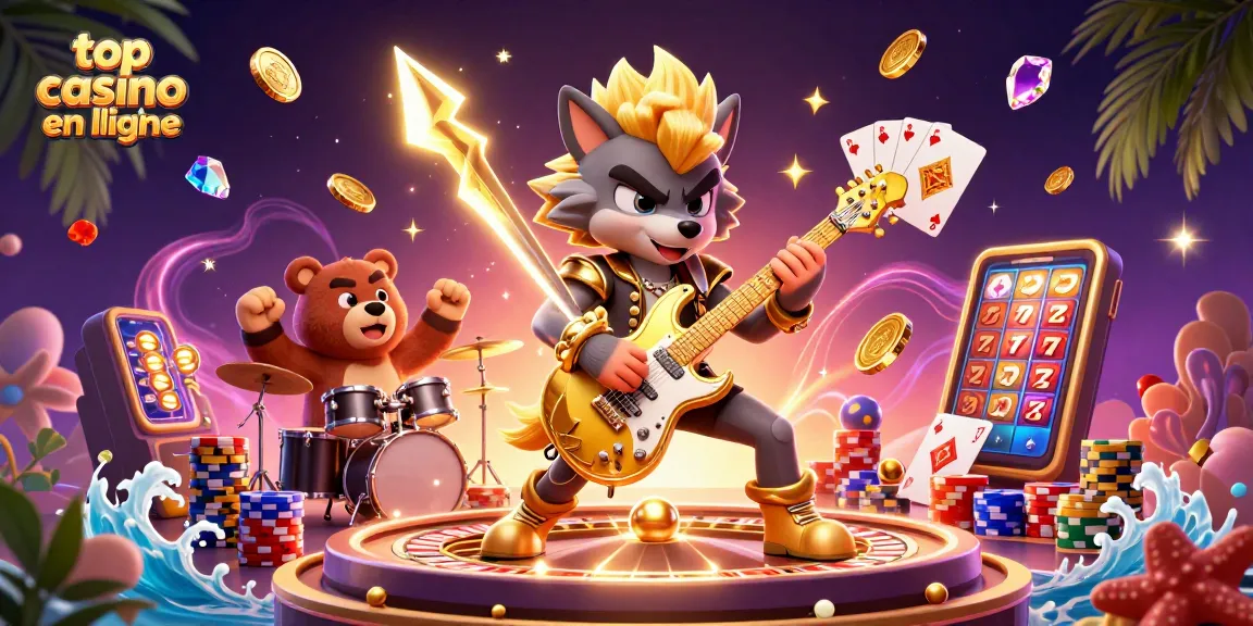 Profitez des sensations des jeux au top casino en ligne avec des personnages animés dynamiques et des éléments de jeu captivants.
