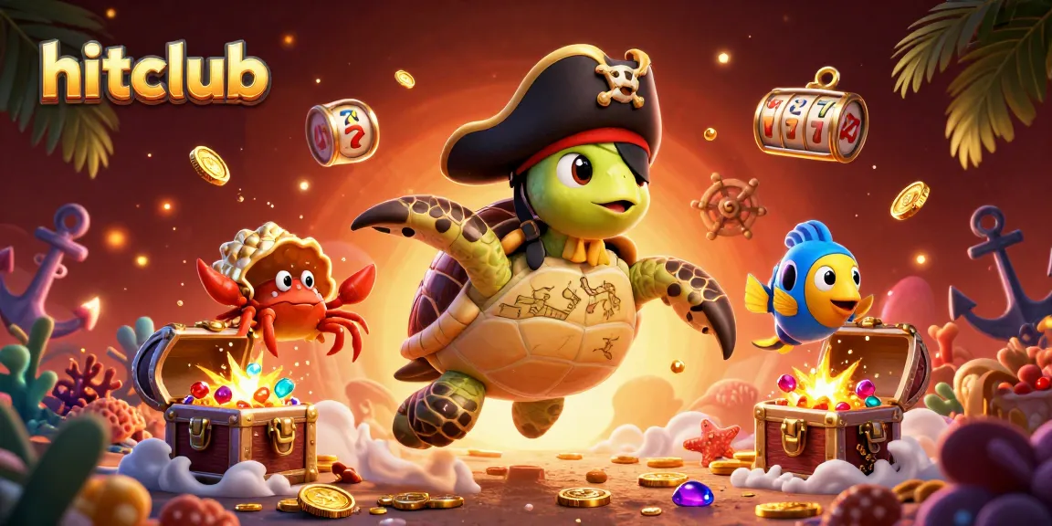 hitclub reveals a thrilling underwater adventure with a pirate turtle and treasure-filled slots.
