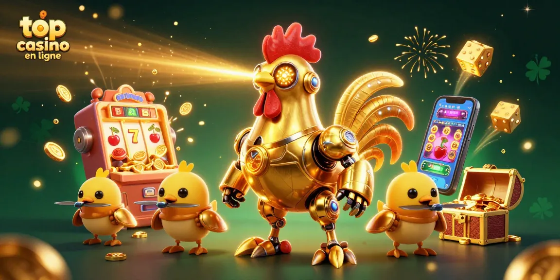 Déclenchez les jackpots avec top casino en ligne grâce à une illustration dynamique de casino.