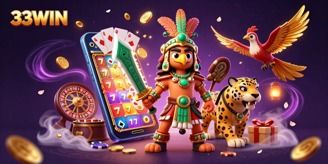 Experience thrilling spinning reels and bonuses at 33WIN with dynamic casino elements.