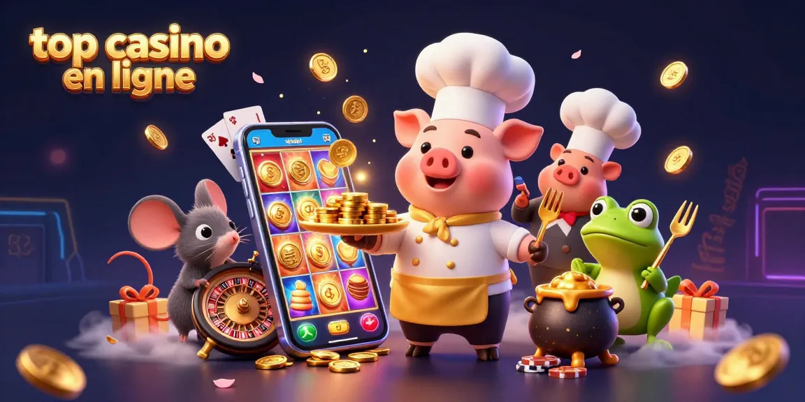 Gagnez avec le top casino en ligne grâce à des pièces d'or, jeux de cartes et ambiance animée.