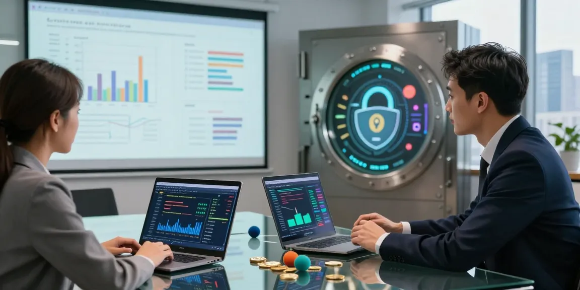 Expert helping clients recover lost crypto in a modern office.