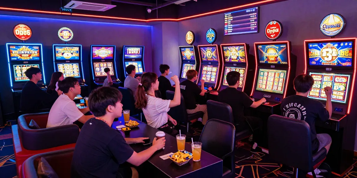 Exciting online gaming experience at Oppa86 with players enjoying vibrant slot games.