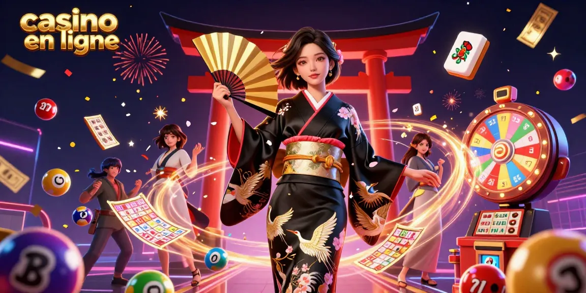 Jouez à des jeux de casino en ligne passionnants au milieu d'une célébration vibrante avec des visuels en 3D.