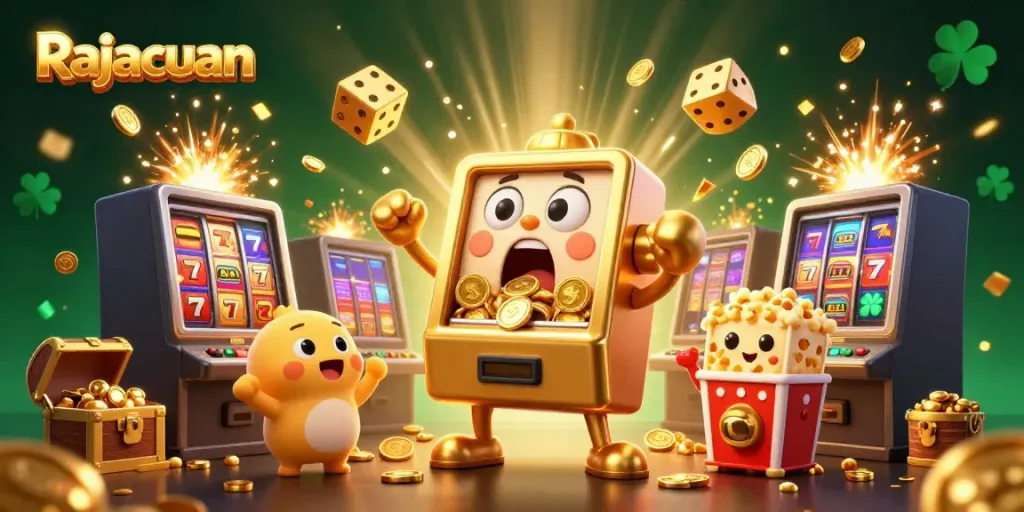 Permainan slot Rajacuan yang menggembirakan dengan jackpot berlimpah dan keseruan aksi menarik lainnya.
