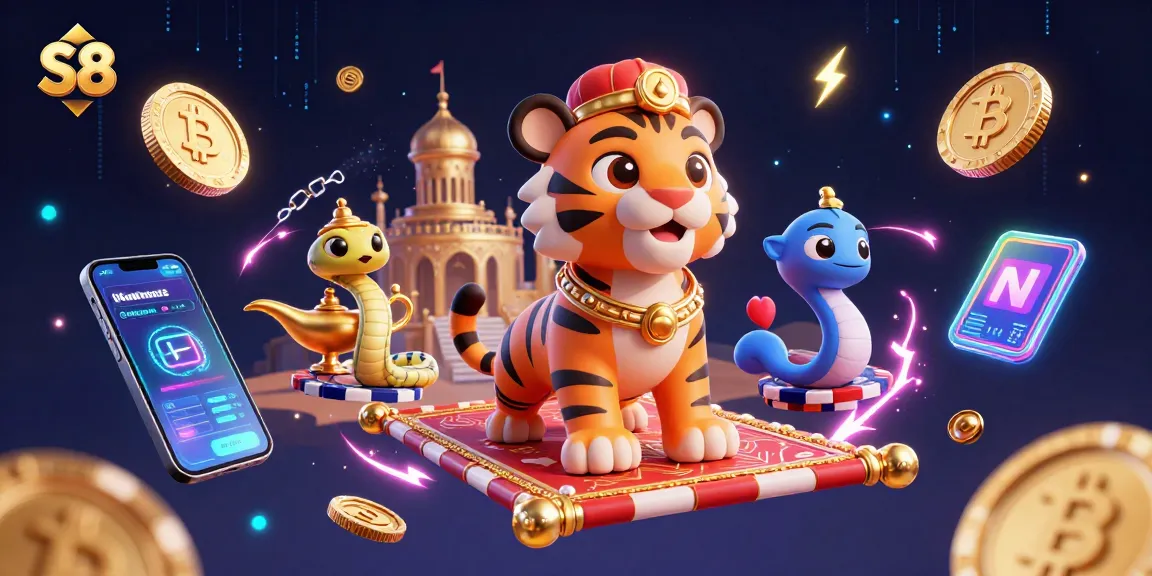 S8 features enchanting casino elements as the sultan and genie embark on a rich gaming adventure.