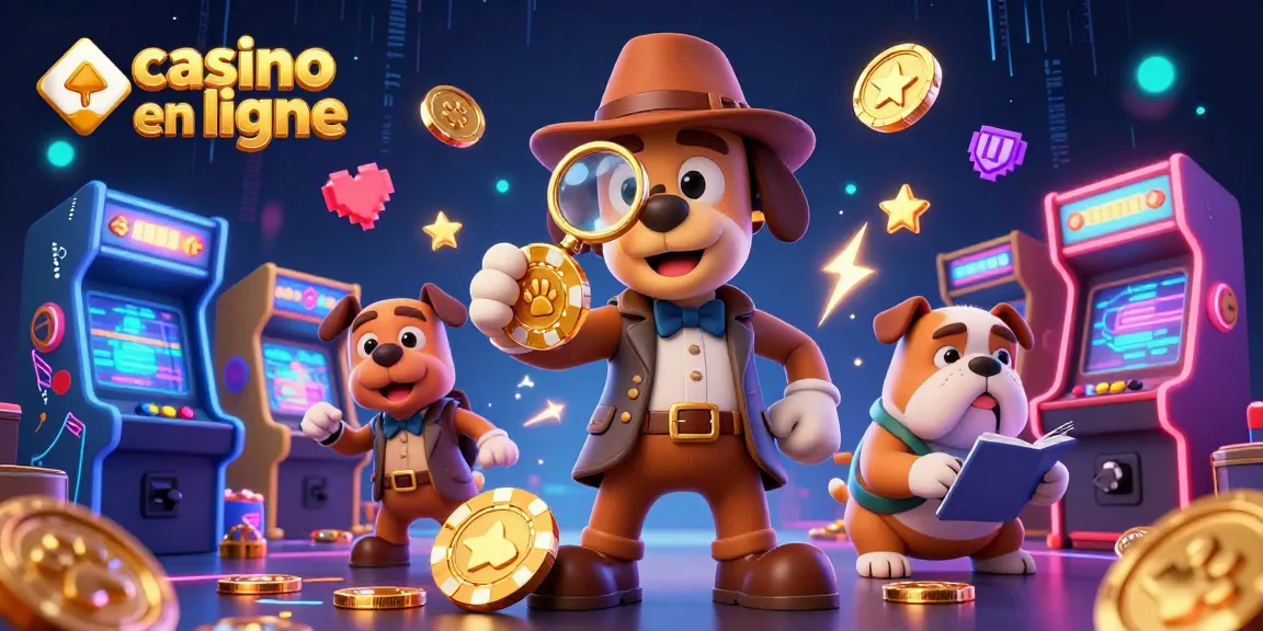 Jouez au casino en ligne avec une scène immersive de jeux et personnages captivants.