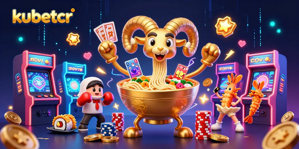 Engage with kubetcr's exciting world of online casino games featuring vibrant characters and dynamic casino elements.