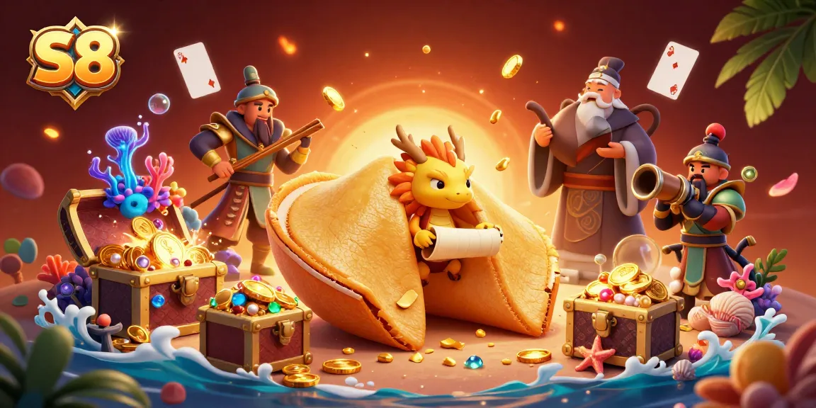 S8 players enjoy dynamic gameplay with vivid golden treasures and lively casino elements.